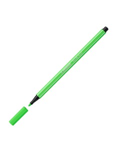  C/10 rotulador stabilo pen 68 fluo verde nº033 punta 1,omm  2